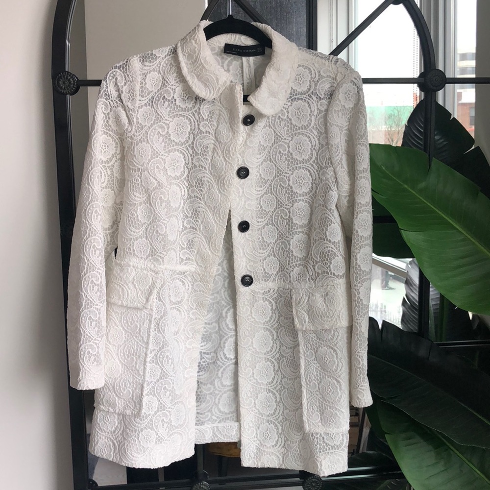 White lace jacket